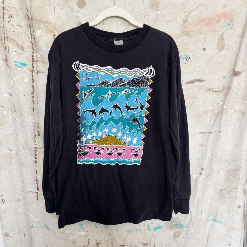 Vintage 1988 Surfing Keala Long Sleeve T Shirt